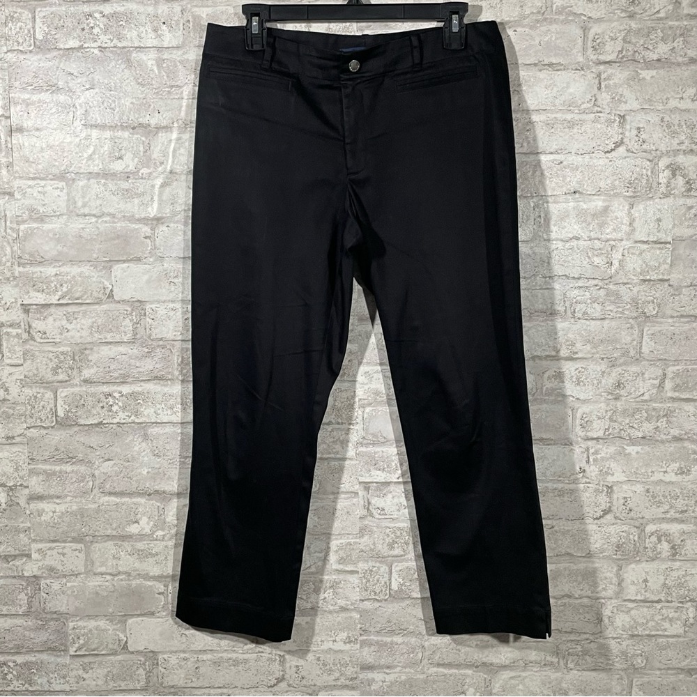 Ralph Lauren Sport Black Ankle Crop Pants Size 8 - Picture 1 of 9